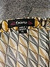 Cocomo 100% Polyester Chevron-herringbone Gold 3/4 Sleeve Blouse Size XL - photo 7