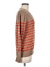 Merona Stripes Brown Pullover Sweater Size M - photo 4