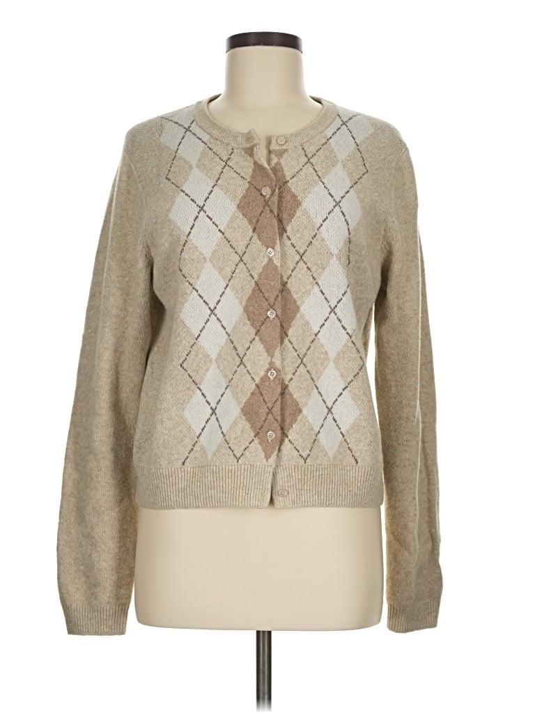 Pre-owned Gap Cardigan Sweater In Tan