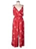 Wilfred 100% Polyester Paisley Red Jumpsuit Size L - photo 1