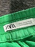 Zara Solid Green Shorts Size M - photo 3