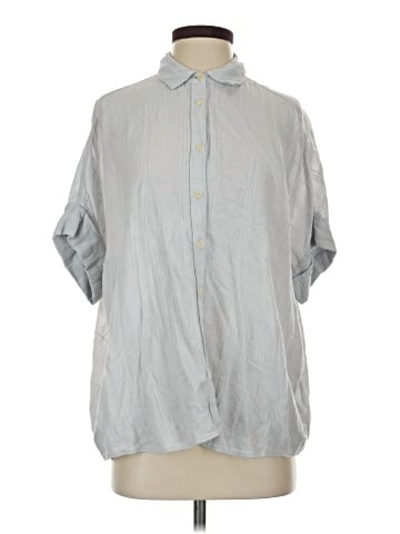 Madewell 3/4 Sleeve Button-Down Shirt (view 1)