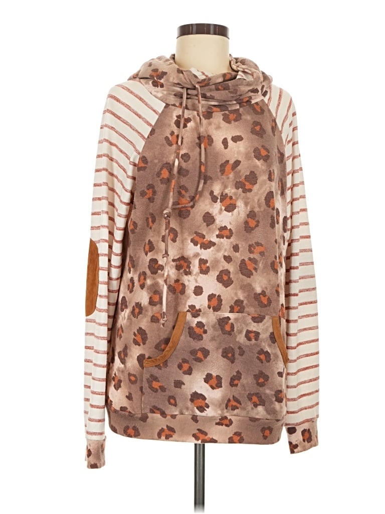 Pre-owned 7th Ray Long Sleeve T-shirt In Brown