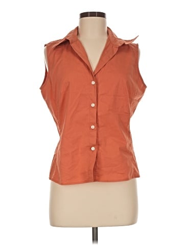 New York & Company Sleeveless Button-Down Shirt (view 1)