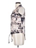 Cache 100% Polyester Gray Sleeveless Blouse Size S - photo 5