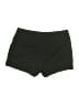 Express 100% Polyester Black Green Shorts Size 10 - photo 2