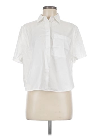 Cos Short Sleeve Button-Down Shirt (view 1)