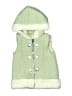 Nannette 100% Polyester Green Vest Size 5 - photo 1