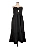 Unbranded 100% Polyester Solid Black Casual Dress Size 4XL - photo 1