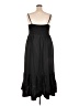 Unbranded 100% Polyester Solid Black Casual Dress Size 4XL - photo 2