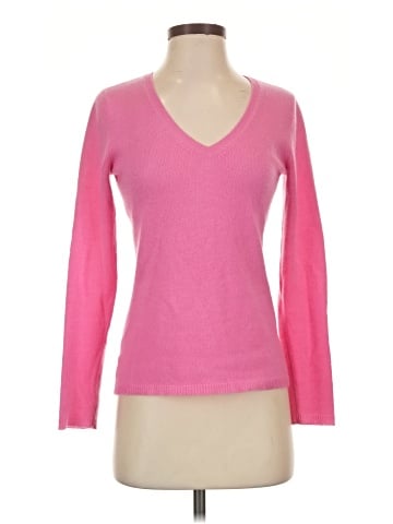 Ann Taylor Factory Cashmere Pullover Sweater (view 1)