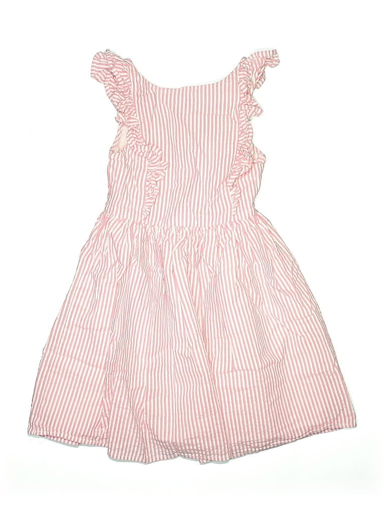 Pre-owned Lands' End Kids'  Dress In Pink