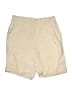 J.Jill Solid Tan Khaki Shorts Size M - photo 1