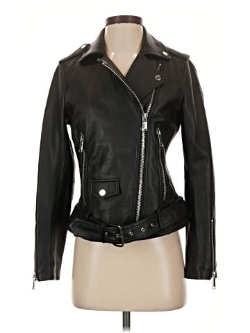 MICHAEL Michael Kors Leather Jacket (view 1)