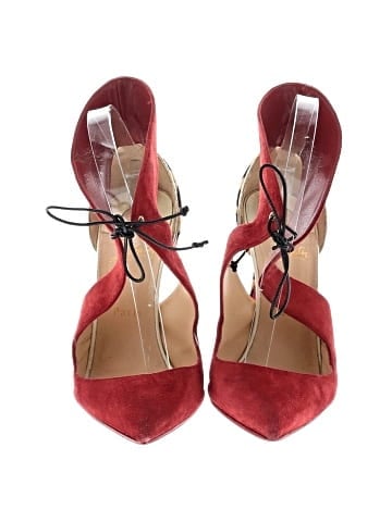 Christian Louboutin Suede Ferme Rouge 100mm Pumps (view 2)