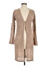 No Comment 100% Acrylic Tan Cardigan Size M - photo 1