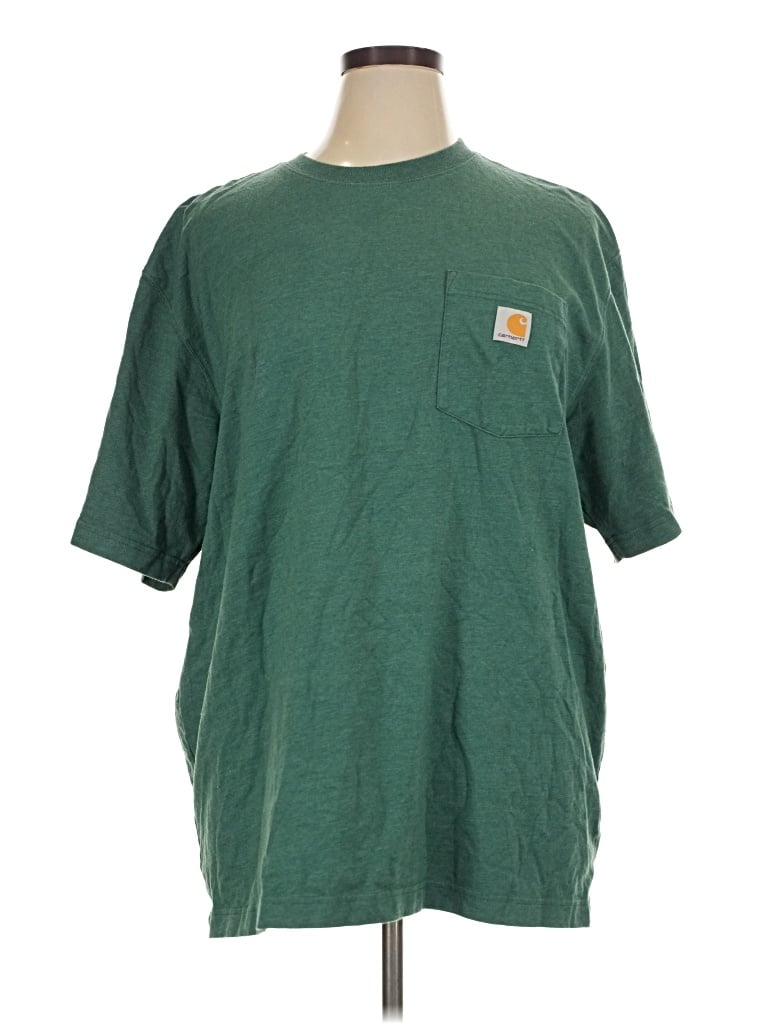 Pre-owned Carhartt Short Sleeve T-shirt In Green