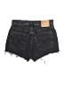 Levi's 100% Cotton Black Denim Shorts Size 27 waist - photo 2