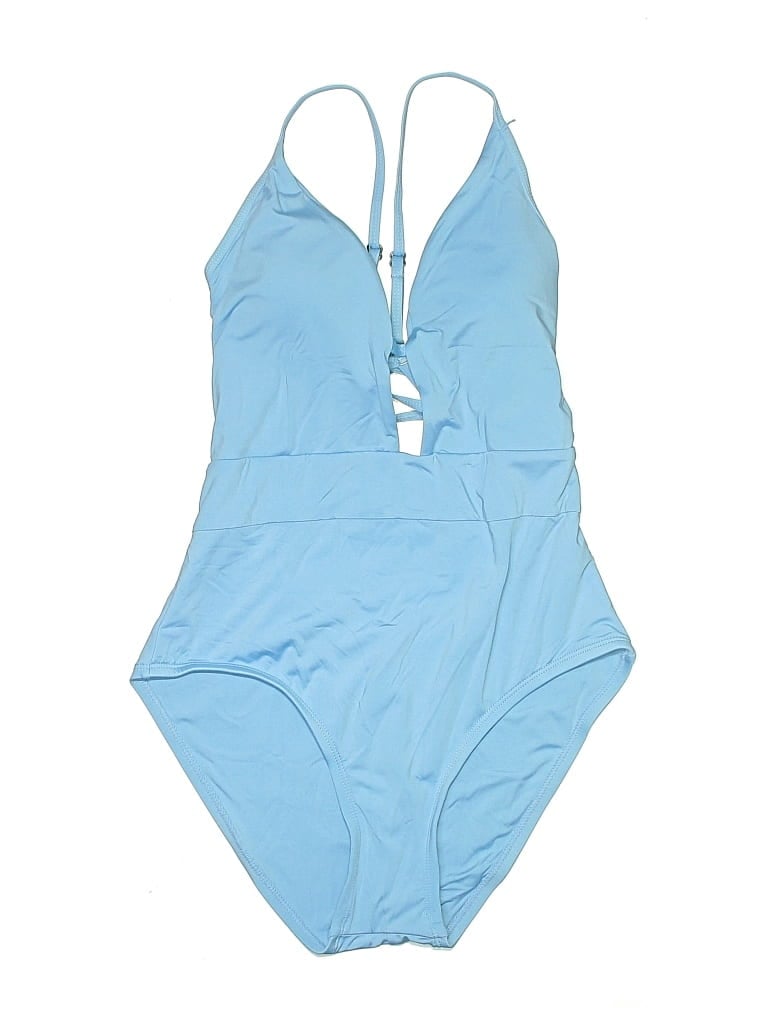 Pre-owned Becca One Piece Swimsuit In Blue