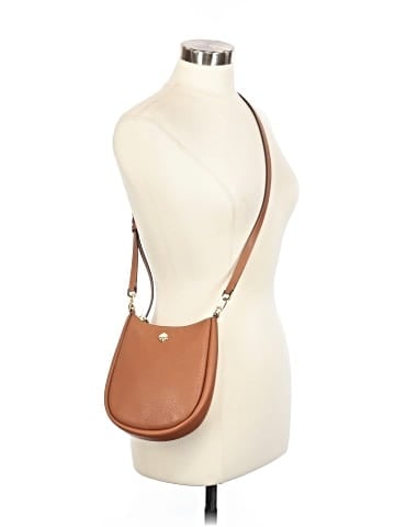 Dana Buchman Leather Crossbody Bag (view 2)