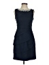 Connected Apparel Blue Cocktail Dress Size 4 - photo 1