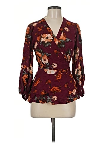 HD in Paris 3/4 Sleeve Blouse (view 1)