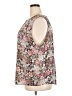 Ann Taylor LOFT 100% Polyester Gray Sleeveless Blouse Size 22 - photo 5