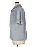 Pleione 100% Polyester Gray Short Sleeve Blouse Size XL - photo 5
