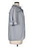 Pleione 100% Polyester Gray Short Sleeve Blouse Size XL - photo 4