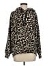 Lou & Grey Animal Print Brown Pullover Sweater Size M - photo 1
