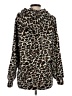 Lou & Grey Animal Print Brown Pullover Sweater Size M - photo 2