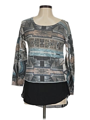 Carrie Allen 3/4 Sleeve Blouse (view 1)
