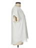 Versona 100% Polyester Ivory Short Sleeve Blouse Size L - photo 4