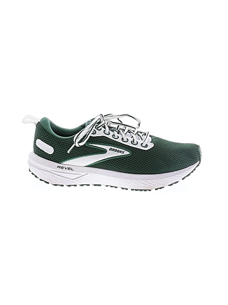 Pre-owned Brooks Sneakers In Green