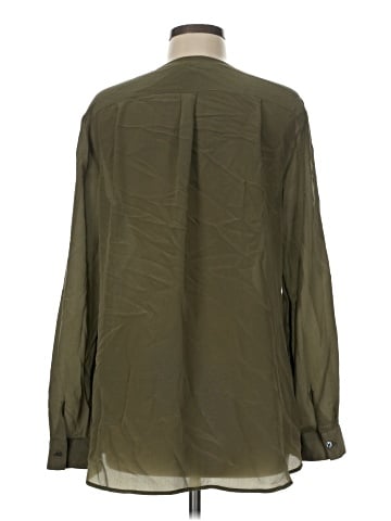Banana Republic Long Sleeve Silk Top (view 2)
