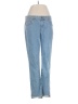 Eileen Fisher 100% Polyester Hearts Blue Jeans Size 8 - photo 1