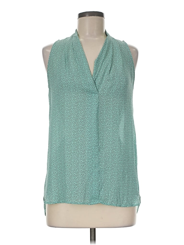 Pre-owned Chaus Sleeveless Blouse In Teal
