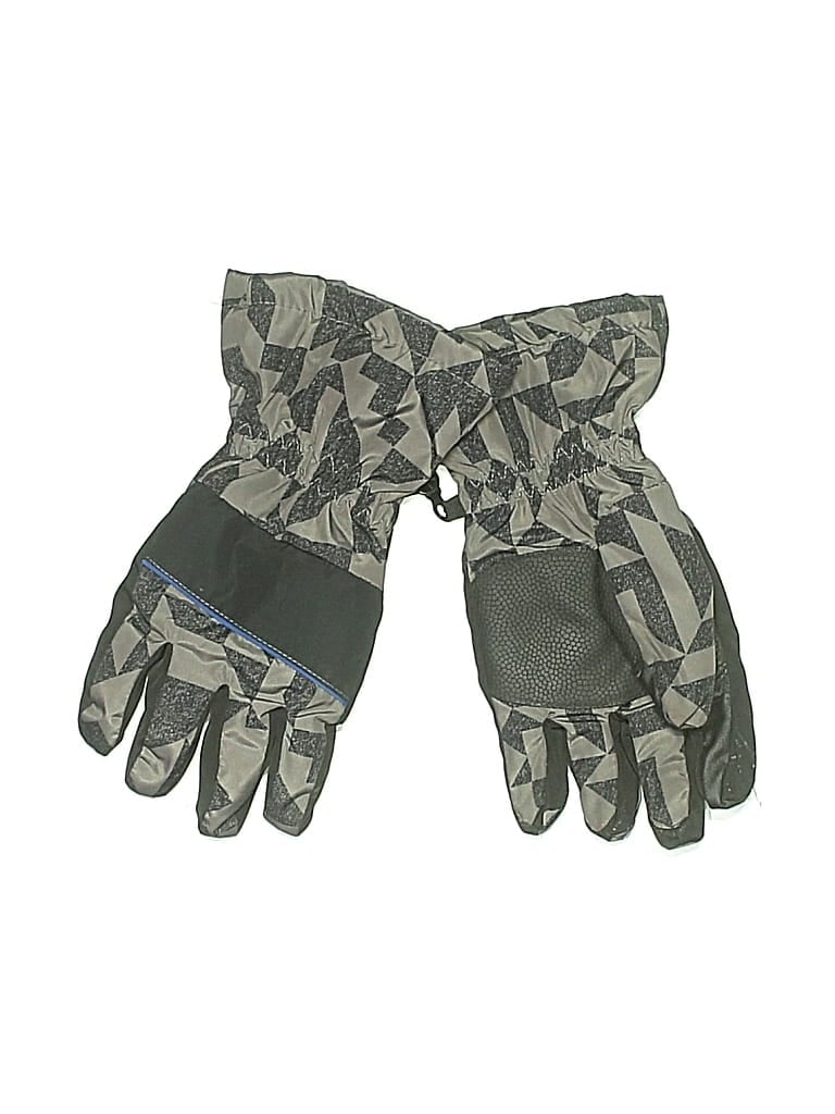 Pre-owned Lands' End Gloves In Gray
