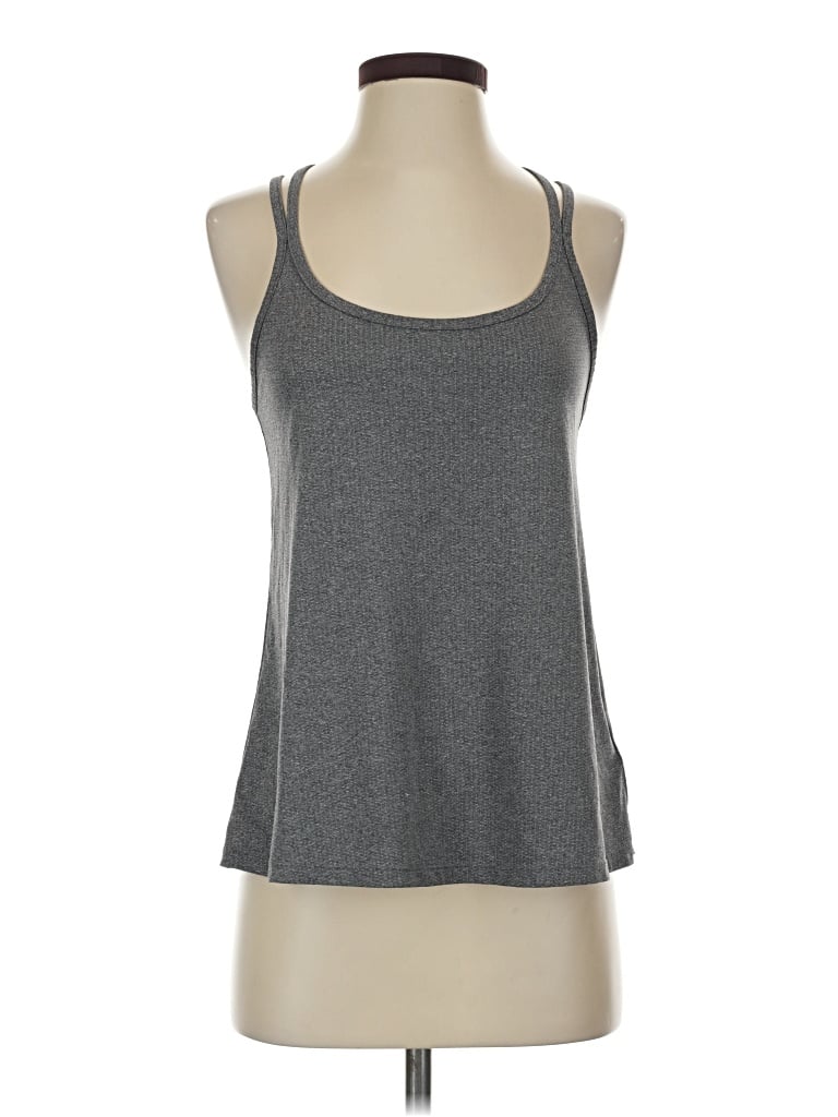 Pre-owned Active Tank Top Gray Halter Neckline Tops