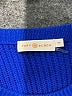 Tory Burch 100% Wool Color Block Blue Wool Pullover Sweater Size S - photo 7