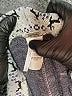 Free People Chevron-herringbone Gray Leggings Size L - photo 4