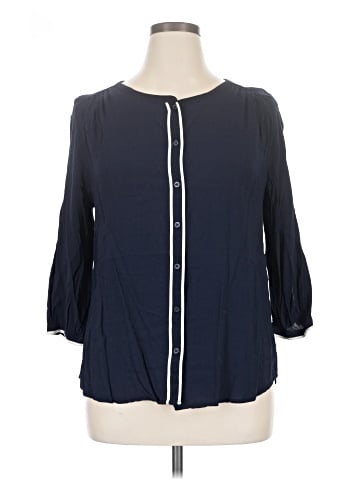 JCPenney 3/4 Sleeve T-Shirt (view 1)