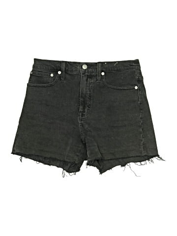 Madewell High-Rise Denim Shorts in Lunar Wash (view 1)