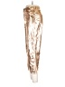 Unbranded 100% Polyester Metallic Gold Casual Pants Size L - photo 5