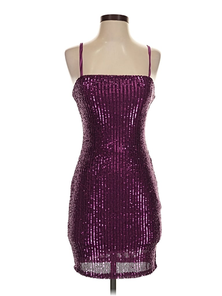 Pre-owned Emerald Sundae Cocktail Dress In Purple