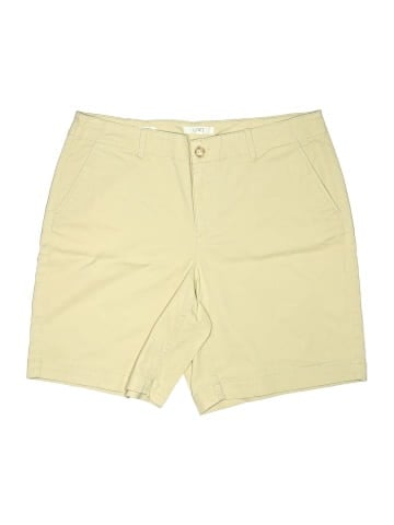 Ann Taylor LOFT Khaki Shorts (view 1)
