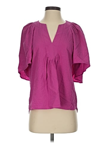 Glam Short Sleeve Blouse (view 1)