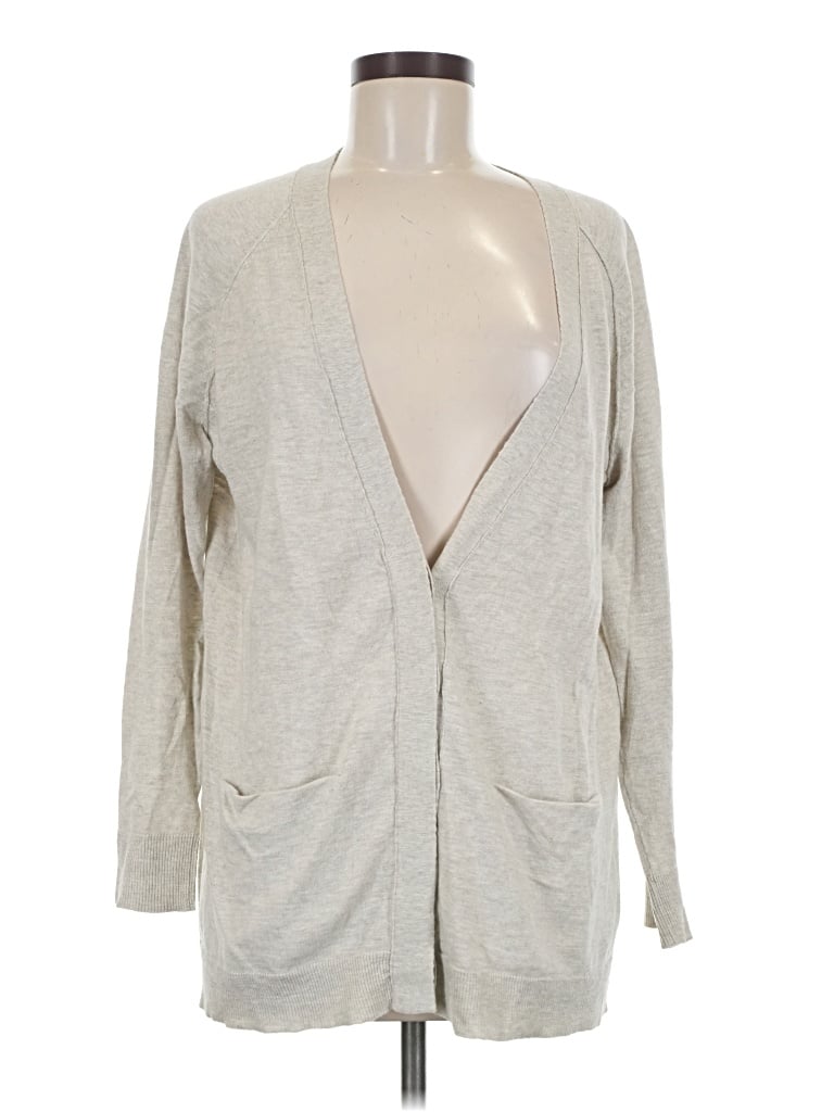 Pre-owned Margaret O'leary Cardigan Sweater In Gray