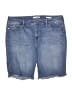 Code Bleu Blue Denim Shorts Size 18 - photo 1