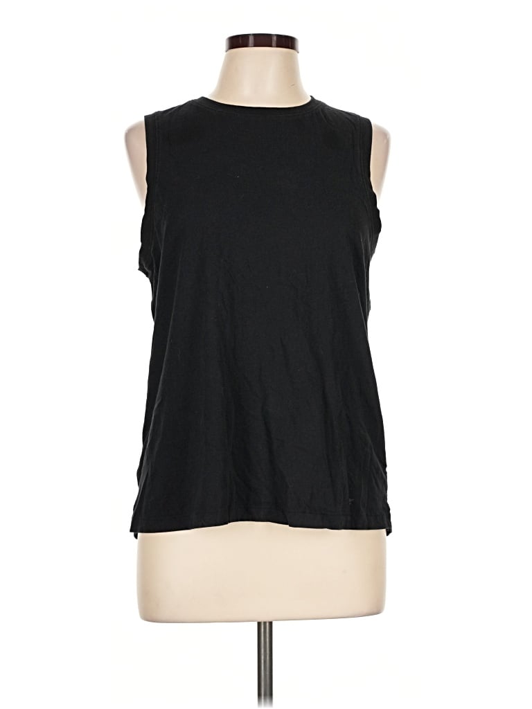 Pre-owned Fabletics Sleeveless T-shirt In Black